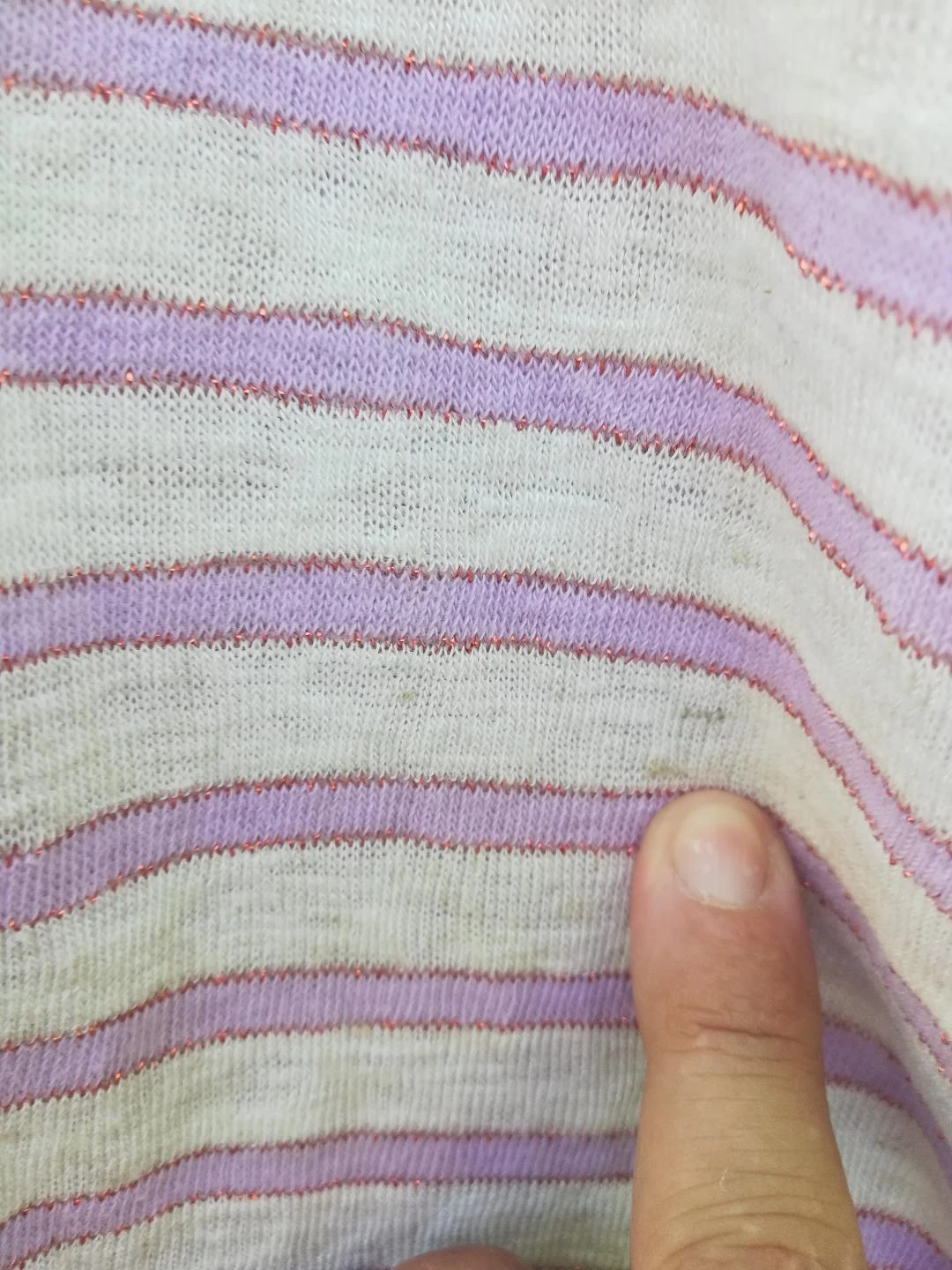 Lote de 2 camisetas ligeras y a rayas etiqueta T.L (imperfecciones) – photo 17